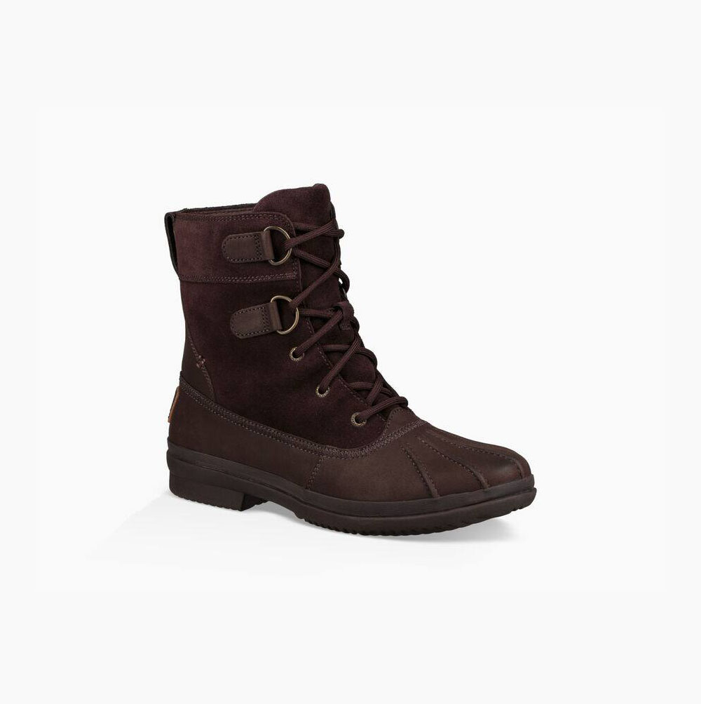 UGG Azaria Brown Boots for Women (UAQY97145)